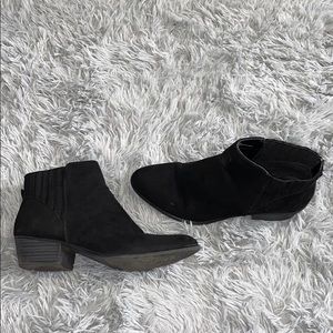 Black ankle booties